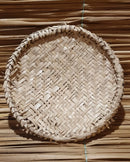 Peneira de bambu redonda pequena 25 cm Bota Fora