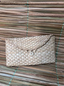 Bolsa de mão Carteira de palha de milho 30x16x2 largura