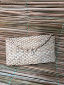 Bolsa de mão Carteira de palha de milho 30x16x2 largura