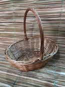 Cesta Oval de Vime Pequena 37x28x14 altura