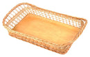 Bandeja de Vime Xadrez Grande 57x38x12 altura