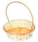 Cesta de Vime Redonda Mista Pequena 30 x 8 altura