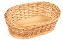 Porta Pão ou Banneton Oval Mini vime 21x15x7 altura