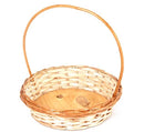 Cesta de vime Redonda Mista Media 33 cm x 9 altura