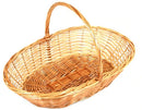 Cesta Pasteleira oval de vime M 46x36x12 altura