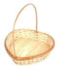 Cesta Coração de Vime Grande 37x37x9 altura
