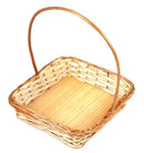 Cesta de Vime Quadrada grande 35x35x9 altura