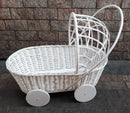 Carrinho de bebe gg Branco para cerimonia 85x46x65 altura
