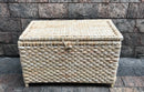 Bau de Palha Tecido Grande 70X40X45 altura Bota Fora