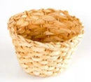 Cachepot de palha medio 15x15x9 altura