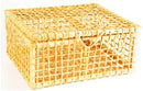 Bau de Palha Retangular grande 33x22x16 altura