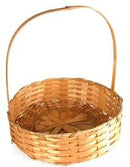 Cesta de Bambu Redonda 30 cm x 8 altura